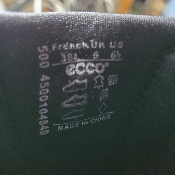 Ecco Receptor Red Slip On Sneakers 6.5 - Picture 12 of 14